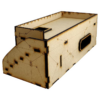 This Sci-Fi Hab Block Charlie kit is the perfect addition to any 25-32mm sci-fi table!Dimensions: (Width:238mm) (Depth: 103mm) (Height: 82mm)This quick and easy to assemble kit is made from 3mm mdf and is cut with precision to ensure minimal effort removing it from the sprue.The door contains 2 holes for magnets, these measure 2mm wide by 3mm deep, there is a similar hole on the door frame. The roof is completely removable for access during gaming and modelling.This kit requires assembly. The Colour Forge Sci-Fi Hab Block Charlie - TCF-SCI-003 - 5060843100539