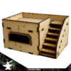 This Sci-Fi Hab Block Delta kit is the perfect addition to any 25-32mm sci-fi table!Dimensions: (Width:145mm) (Depth: 103mm) (Height: 82mm)This quick and easy to assemble kit is made from 3mm mdf and is cut with precision to ensure minimal effort removing it from the sprue.The door contains 2 holes for magnets, these measure 2mm wide by 3mm deep, there is a similar hole on the door frame. The roof is completely removable for access during gaming and modelling.This kit requires assembly. The Colour Forge Sci-Fi Hab Block Bravo - TCF-SCI-002 - 5060843100522