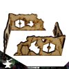 Sector Sept is a sci-fi terrain set designed for use with Warhammer 40,000, Infinity and much more!Dimensions: (Width: 110mm) (Depth: 110mm) (Height: 50mm)This quick and easy to assemble kit is made from 3mm mdf and is cut with precision to ensure minimal effort removing it from the sprue.This kit requires assembly. Models shown for scale and not included. The Colour Forge Sector Sept Ruins #5 - TCF-SSR-005 - 5060843101536